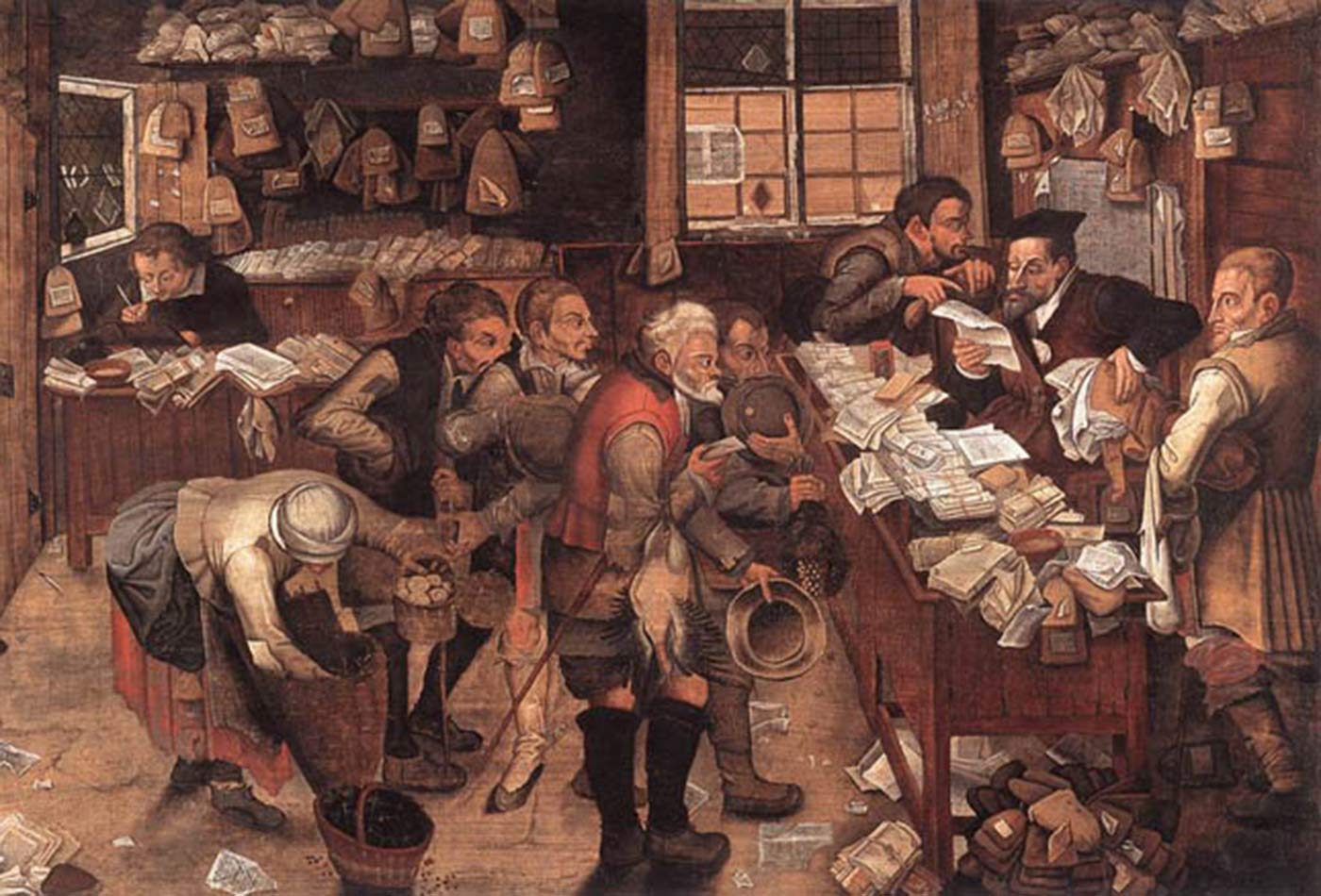"Village Lawyer," by Pieter Brueghel the Younger, 1621.
